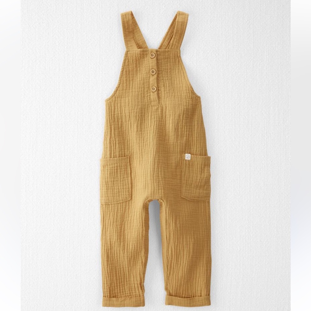 Little Planet Toddler Organic Cotton Gauze Overalls